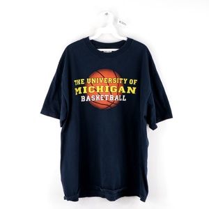 Vintage 90s Michigan Basketball Fab Five 5 Shirt